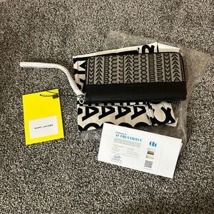 Marc Jacobs Black and Gray Wallet